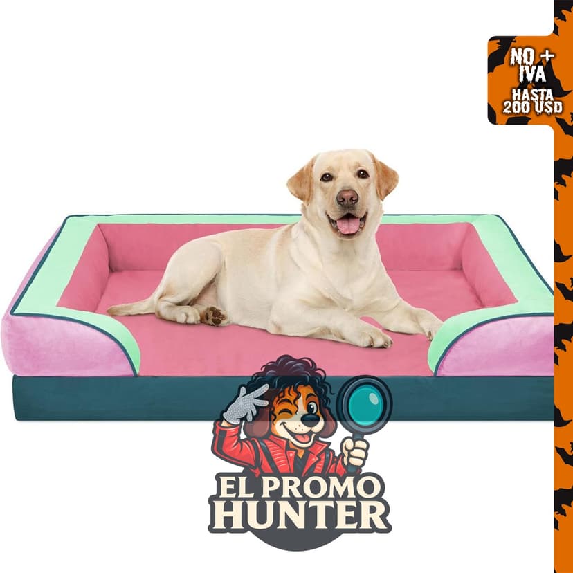 Comfort Expression Cama ortopédica para perros extra grandes con cojín.