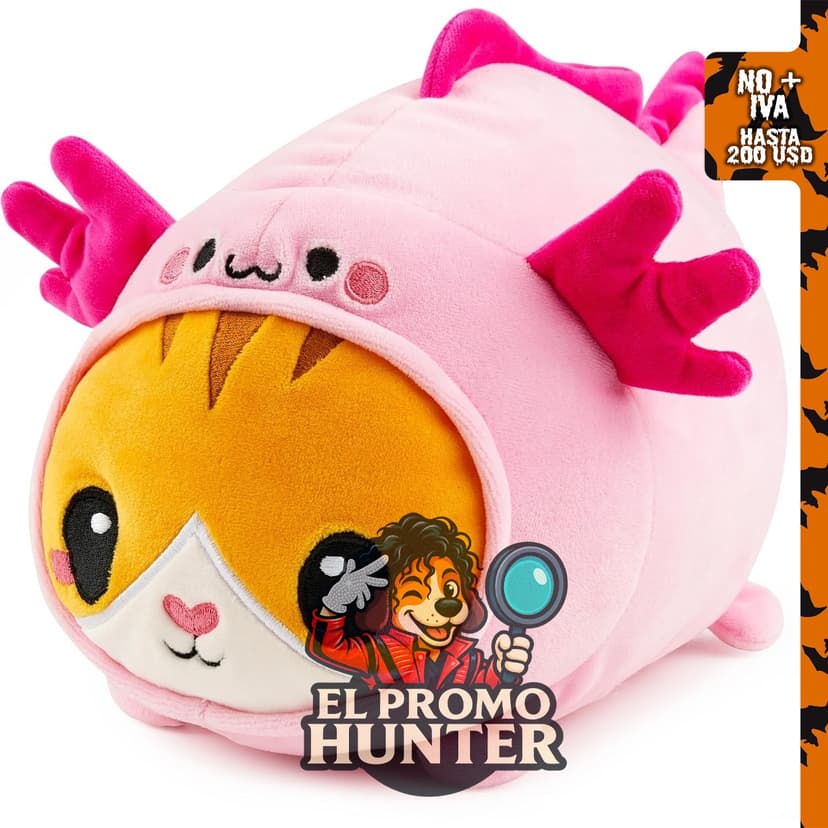 JOYIN Juguete de peluche de Axolotl, cojín de peluche suave de 28 cm.