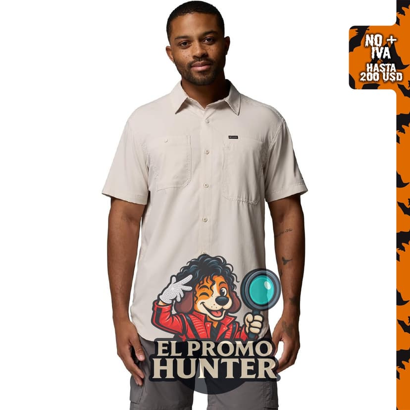 Columbia Manga corta Silver Ridge™ Utility Lite, camisa de trabajo para hombre.