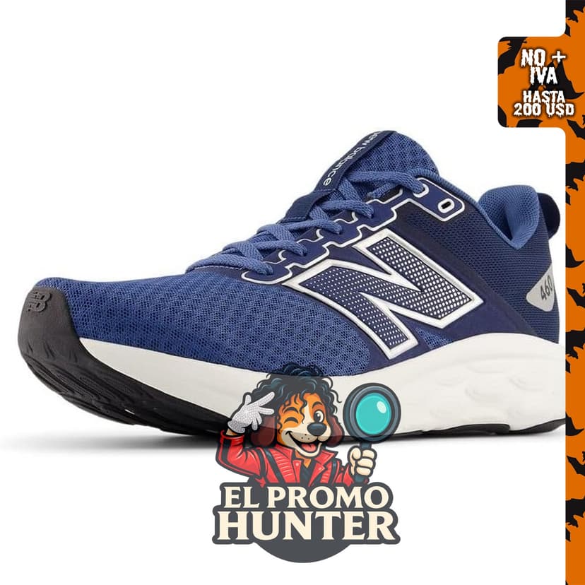 New Balance 460 V4 para hombre, calzado deportivo con diseño ligero y suela de goma.