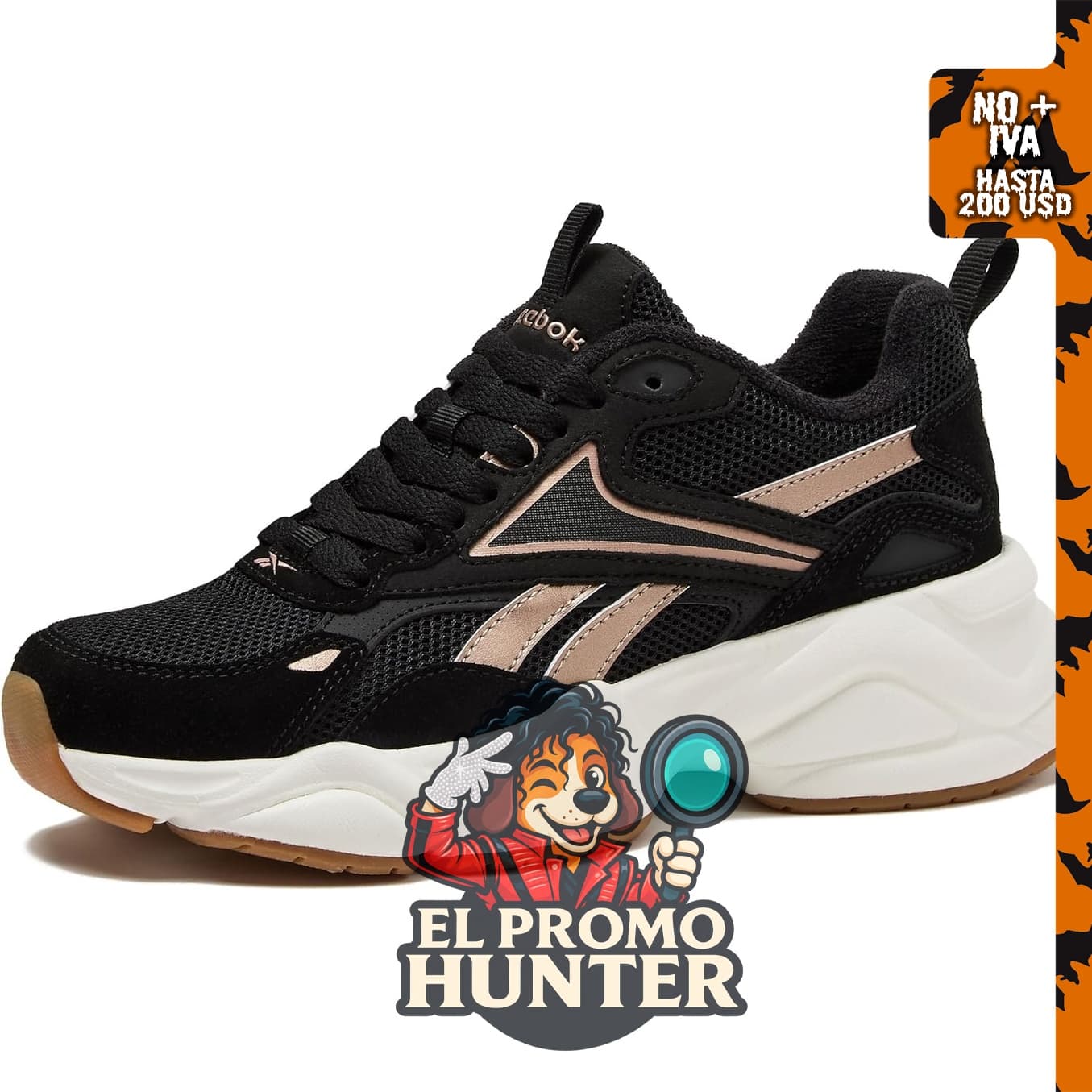 Reebok Power Fury - Tenis deportivos casuales para mujer.