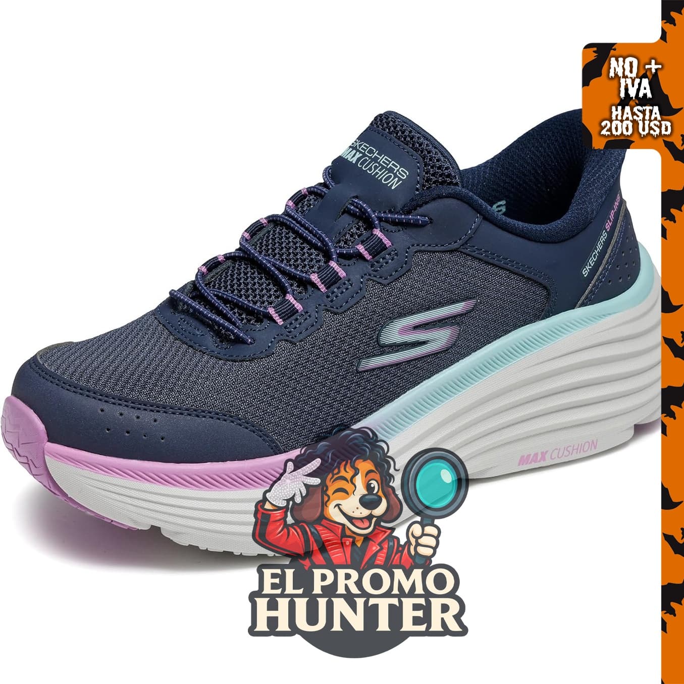Skechers Women's Hands Free Slip-ins Max Cushioning Endeavour - Zapatilla para mujer.