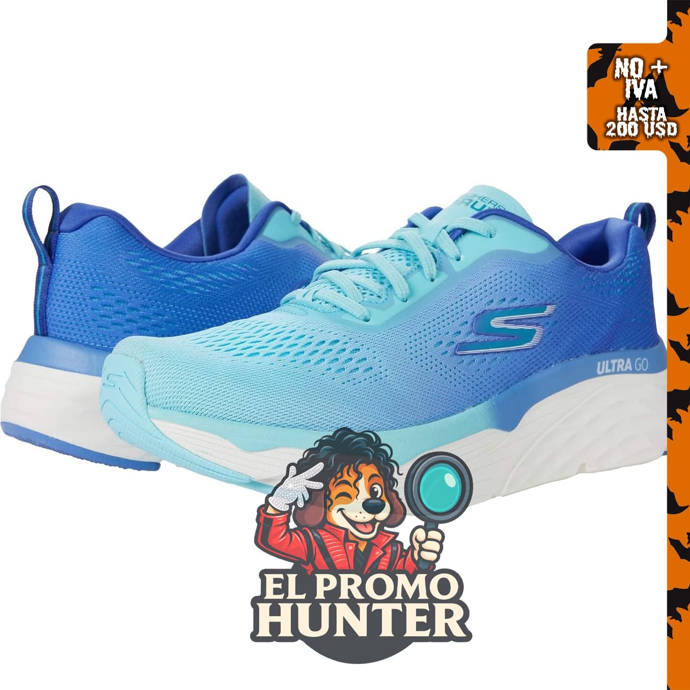 Skechers Zapatos deportivos Max Cushioning Elite-Destination Point para mujer.