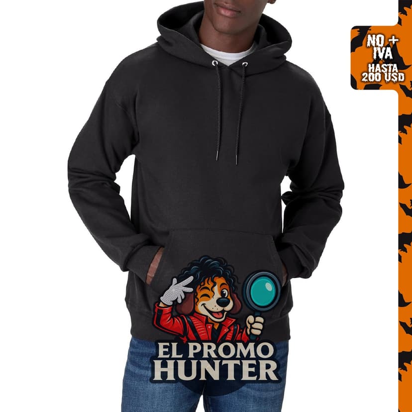 Sudadera Hanes para hombre, con capucha de felpa pesada, 100% algodón.