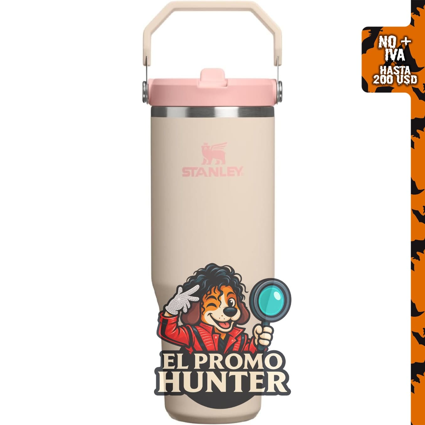 STANLEY IceFlow 2.0 - Vaso con pajita, 30 oz (887 ml), color champán.