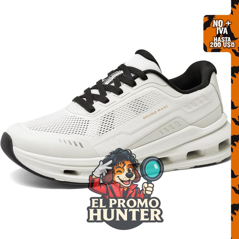 Bruno Marc Men's Cushionix Stride Sneakers, calzado casual para hombre.