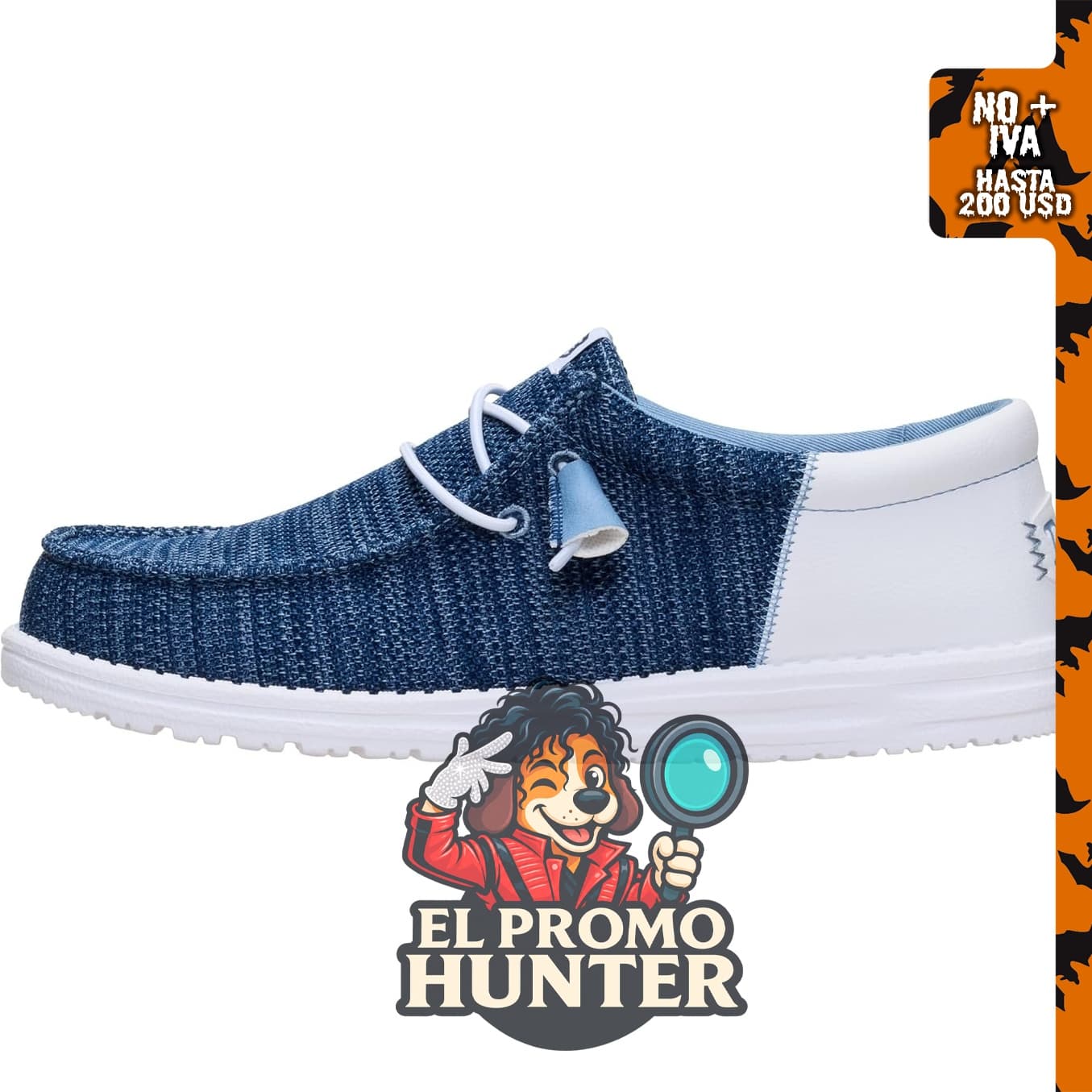HEYDUDE Mocasines Wally para hombre.