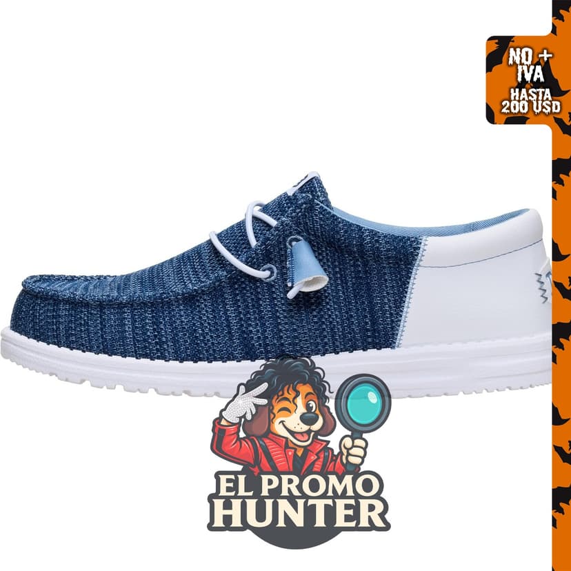 HEYDUDE Mocasines Wally para hombre.