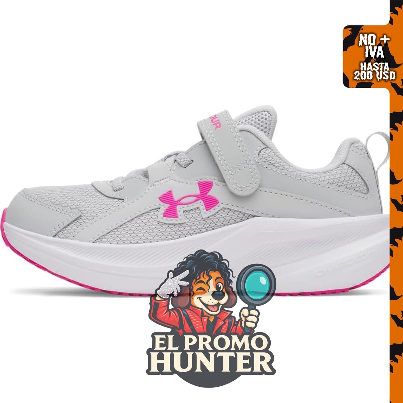 Under Armour Kids Charged Assert 11 Cierre alternativo (niño pequeño)