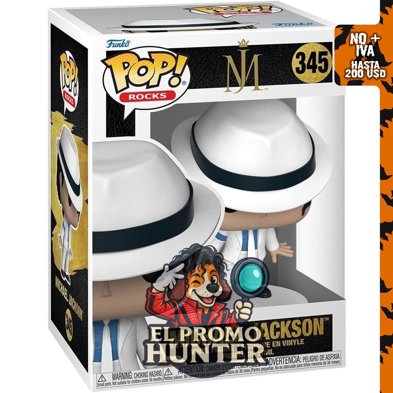 Funko Pop! Rocks: Michael Jackson - Smooth Criminal, figura de vinilo coleccionable.