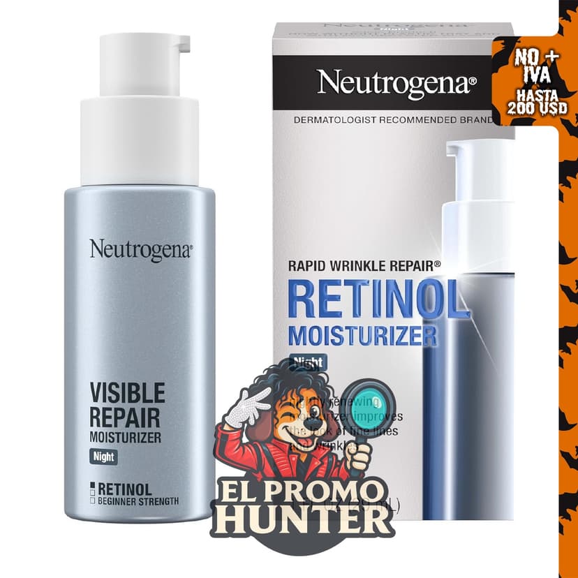 Neutrogena Crema hidratante de noche, 1 onza líquida.